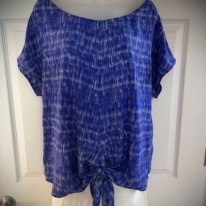 Ann Taylor tie front top